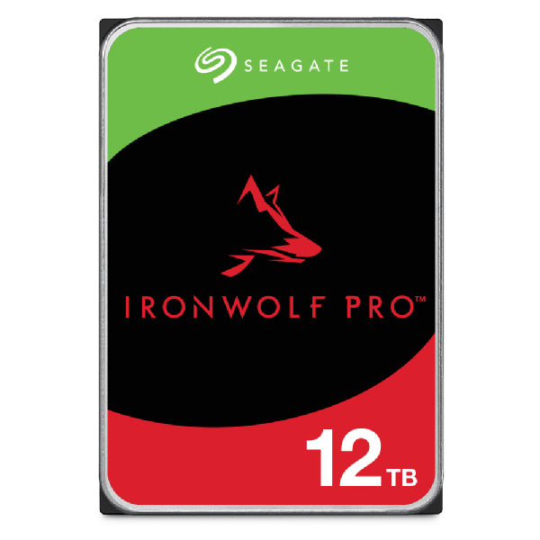 Seagate 3.5", 12TB, SATA3, IronWolf Pro NAS Hard Drive, 7200RPM, 256MB Cache, CMR, OEM