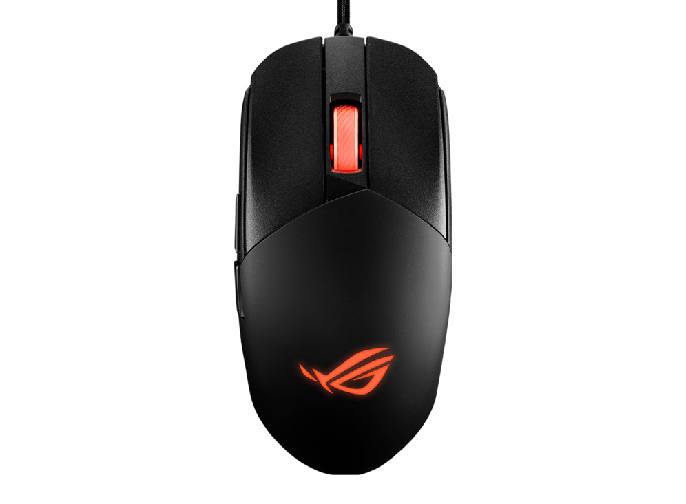 Asus ROG Strix Impact III RGB Ultralight Gaming Mouse, USB, Up to 12000 DPI, Semi-Ambidextrous, Near-Zero Click Latency