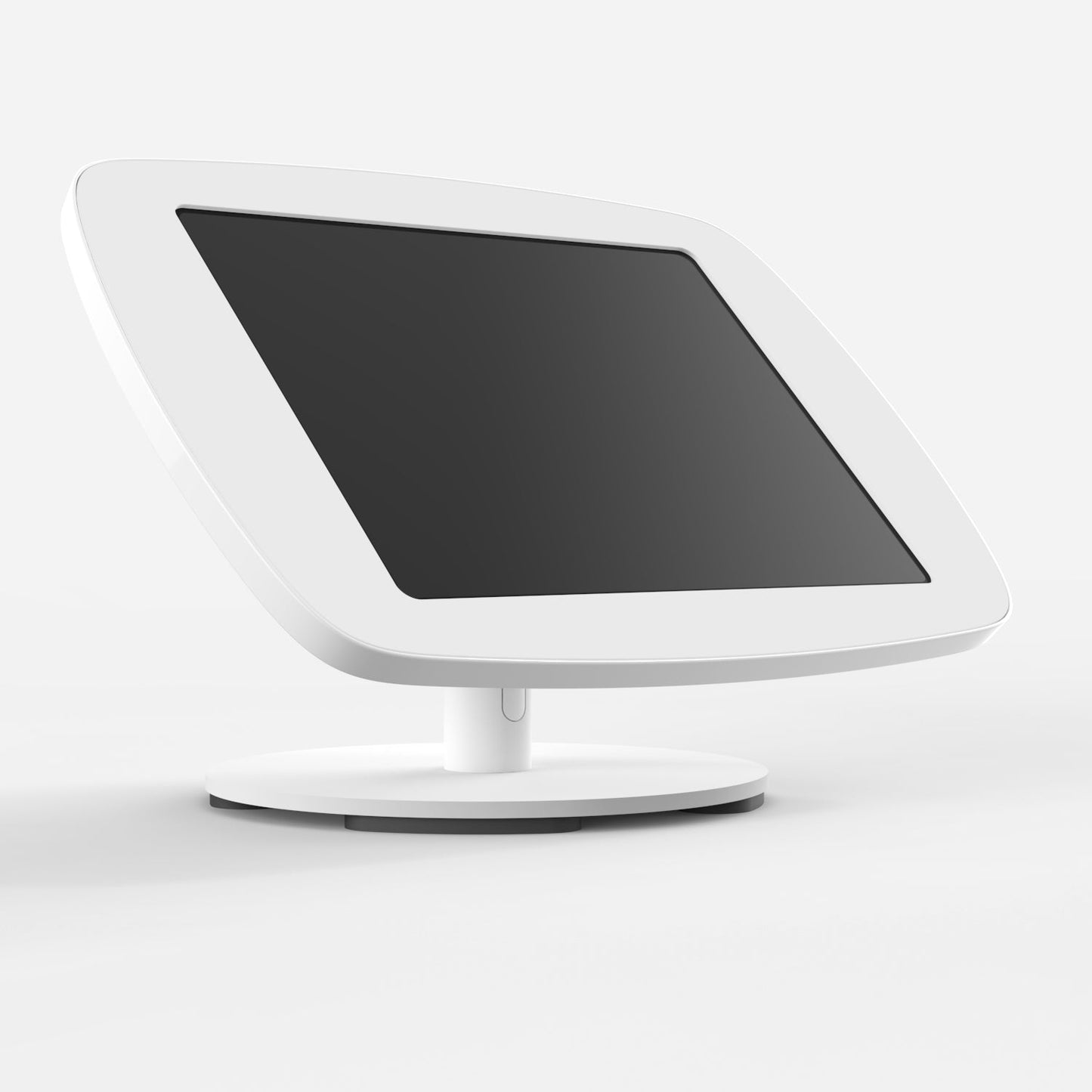 Bouncepad Original Twist-Mini + Counter Base | Apple iPad Air 1st Gen 13-inch (2024) | White | Covered Front Camera and Home Button