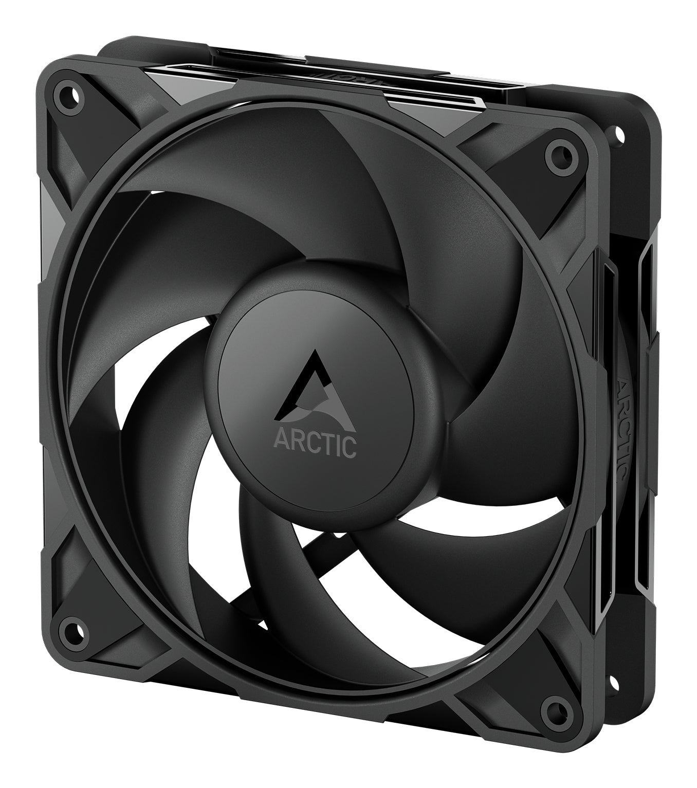 ARCTIC P12 Pro PST 120mm PWM Case Fan w/ Cable Splitter, Fluid Dynamic Bearing, 600-3000 RPM, Black