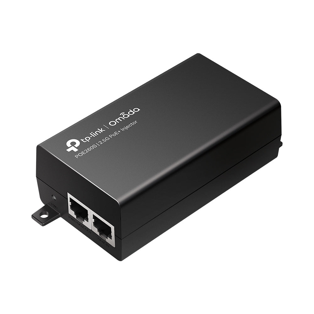 TP-LINK (TL-POE260S) 2.5G PoE+ Injector, 2 x 2.5Gbps Ports