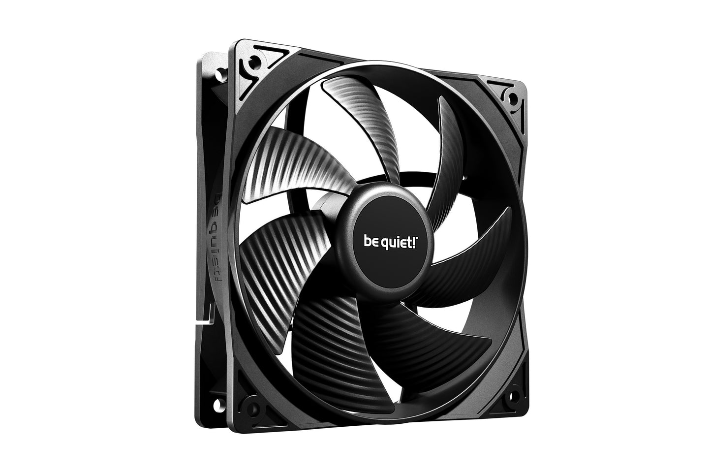 Be Quiet! BL104 Pure Wings 3 120mm Case Fan, Rifle Bearing, Black, 1600 RPM, Ultra Quiet
