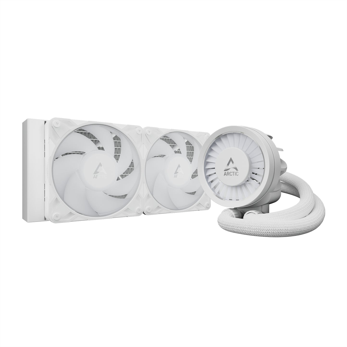 ARCTIC Liquid Freezer III Pro A-RGB 240mm Liquid CPU Cooler, P12 Pro PWM Fans & PWM Controlled Pump, White