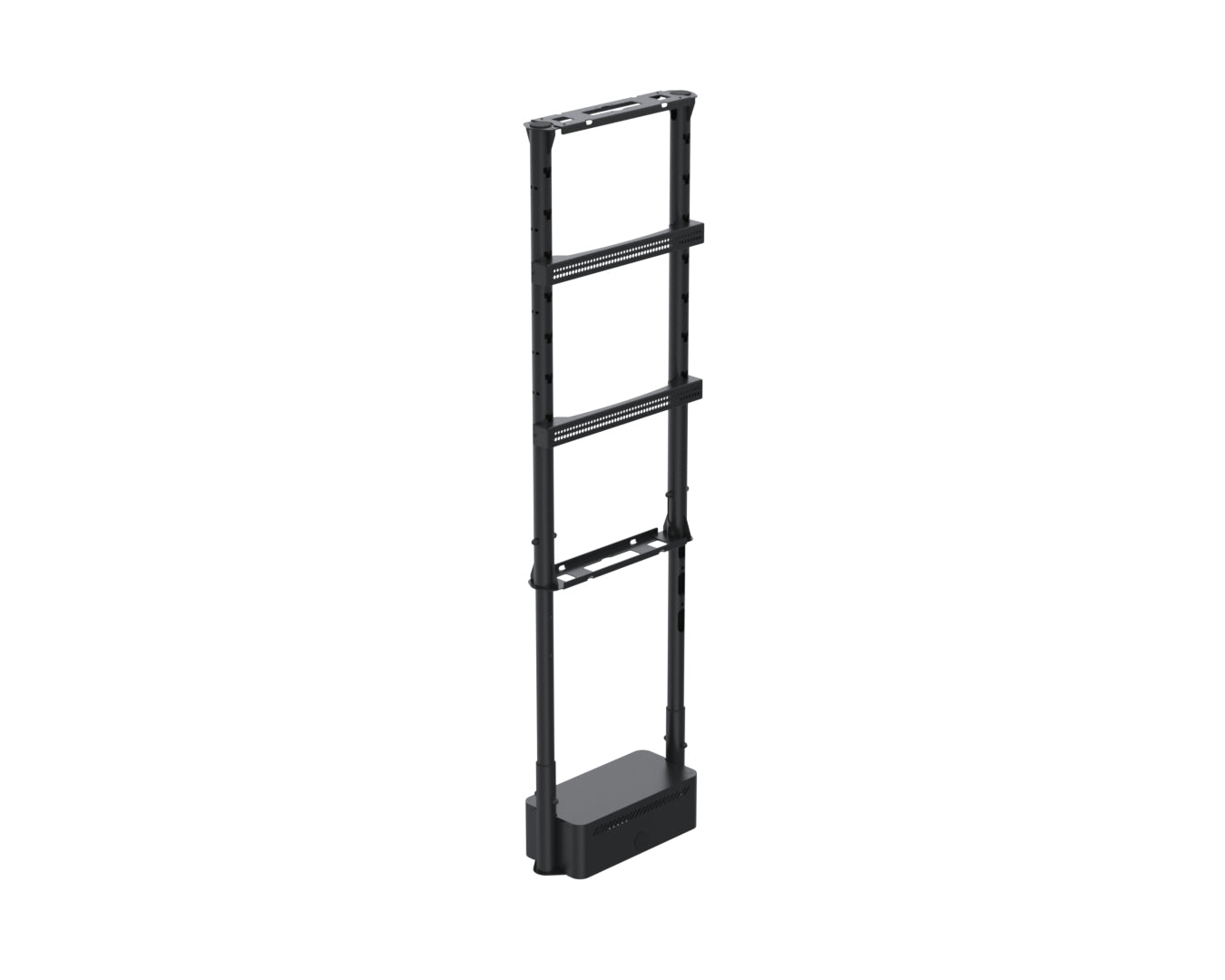 Ergonomic Solutions SpacePole Digital Signage Height adjustable in-window mount for portrait screens up to 75" (up to VESA 400x600)