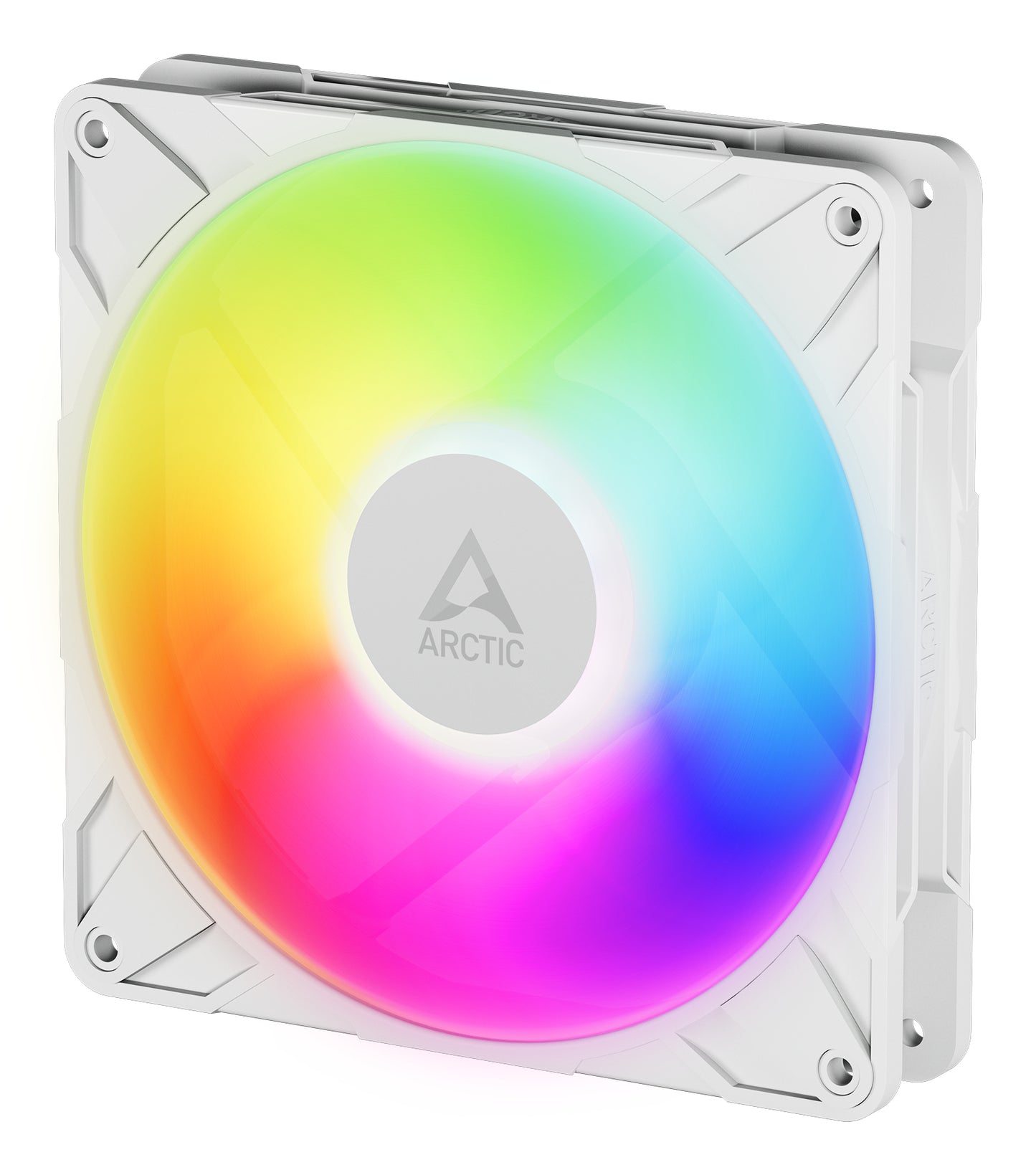 ARCTIC P14 Pro ARGB 140mm PWM Case Fan w/ Cable Splitter, Fluid Dynamic Bearing, 400-2500 RPM, White