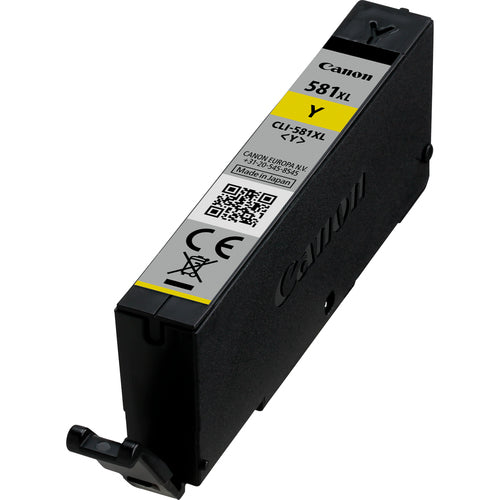 Canon 581XL Genuine Yellow High-Yield Ink Cartridge, 199 Pages