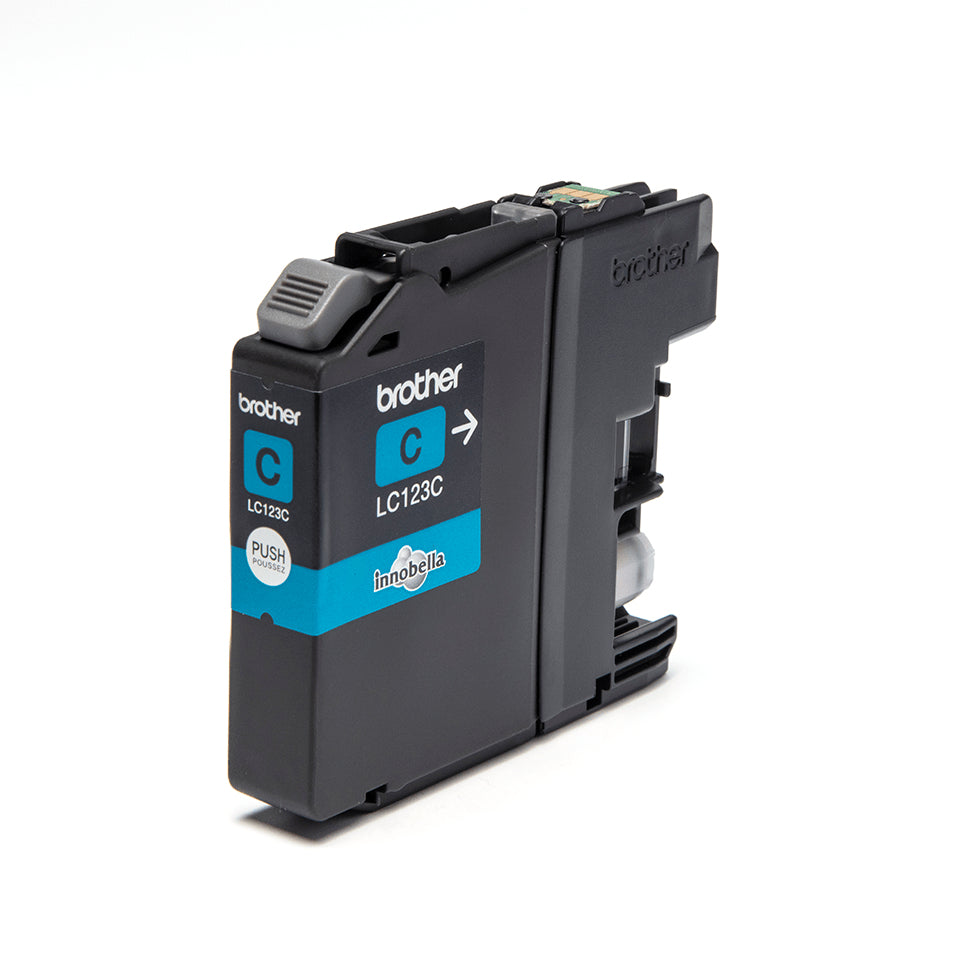 Brother LC-123C Genuine Cyan Ink Cartridge, 600 Pages, image 4