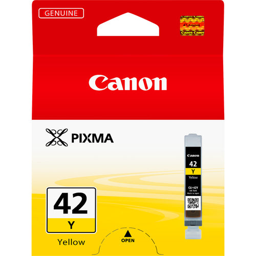 Canon CLI-42Y Genuine Yellow Ink Cartridge, 284 Pages