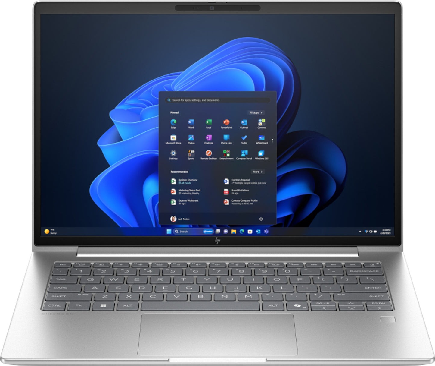 HP EliteBook 6 G1i AI Intel Core Ultra 7 255U Laptop 35.6 cm (14") WUXGA 16 GB DDR5-SDRAM 512 GB SSD Wi-Fi 6E (802.11ax) Windows 11 Pro AI PC Silver