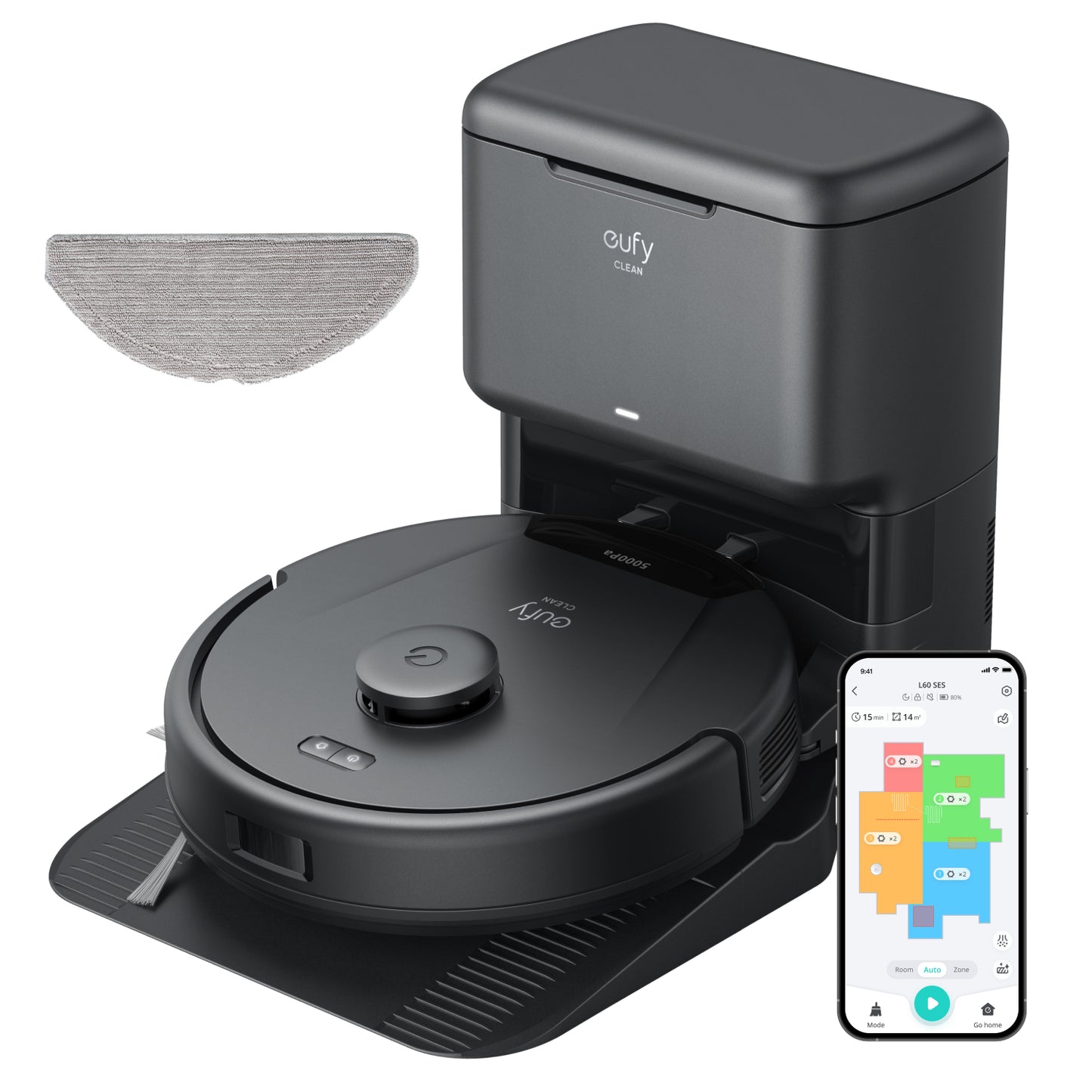 Eufy L60 Hybrid Robot Vacuum & Mop with Self-Empty Station