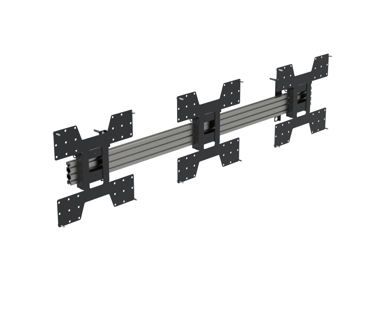 Ergonomic Solutions SpacePole Digital Signage Menu board mount, with tilt, for 3 screens (portrait) up to 55" (max VESA 400)