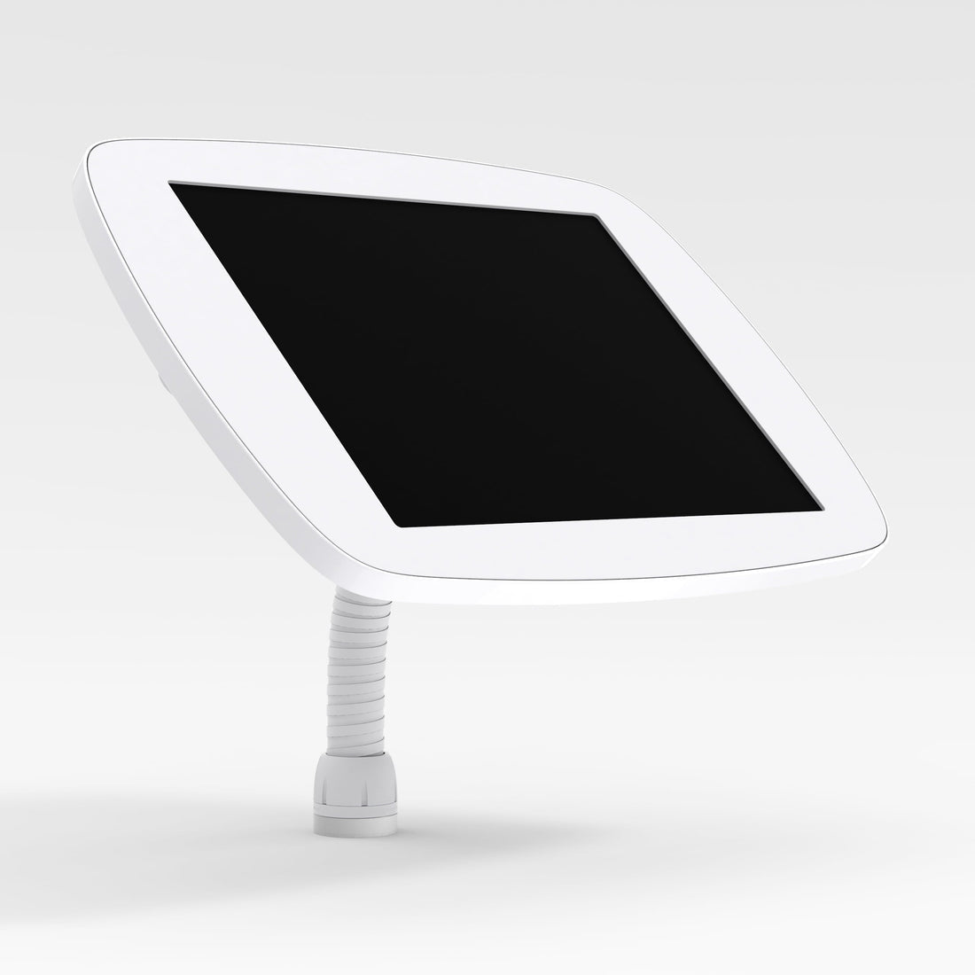 Bouncepad Flex | Apple iPad Pro 4th & 5th Gen 12.9 (2020 - 2021) | White | Exposed Front Camera and Home Button