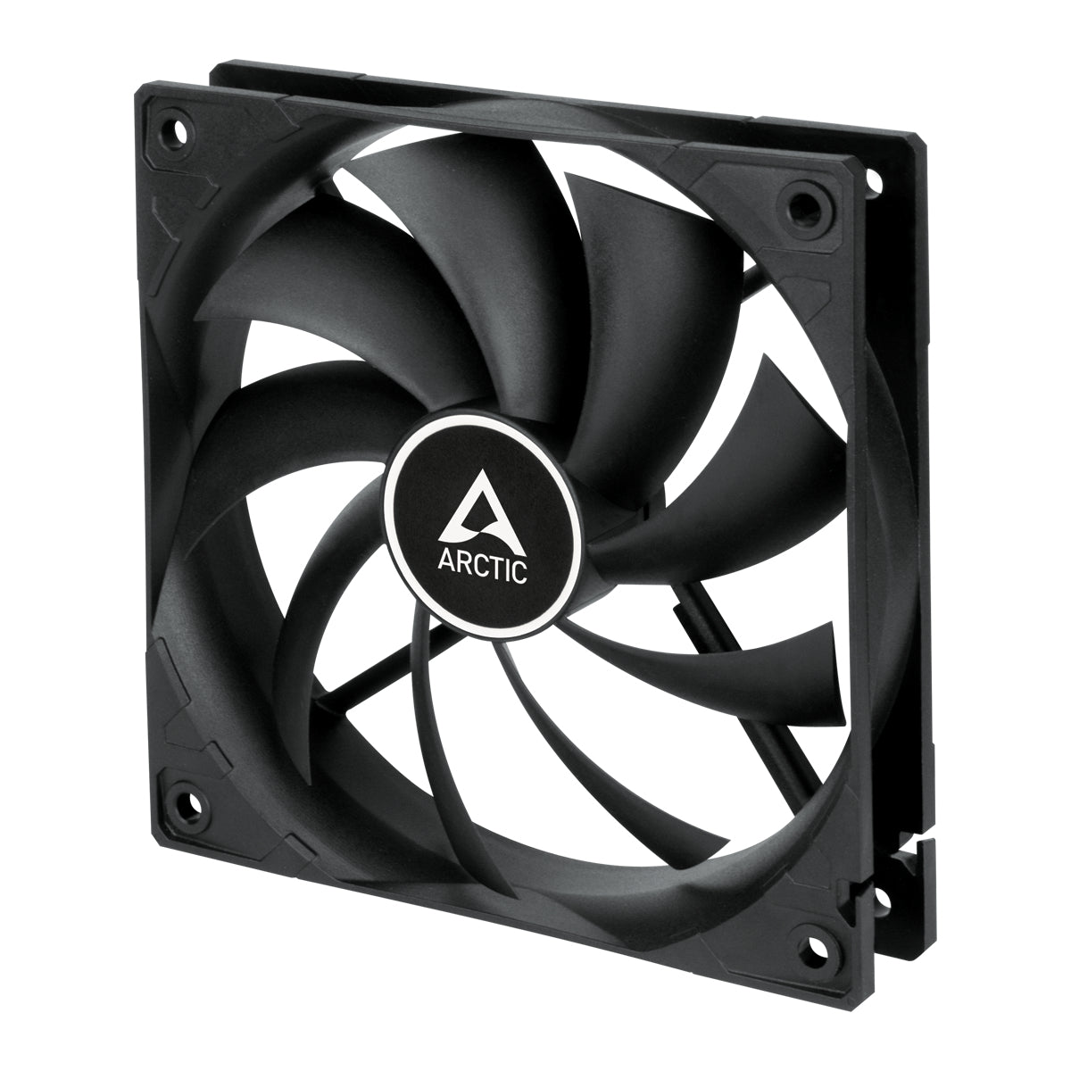 ARCTIC F12 120mm PWM PST Case Fan w/ Cable Splitter, Black, Fluid Dynamic, 230-1350 RPM
