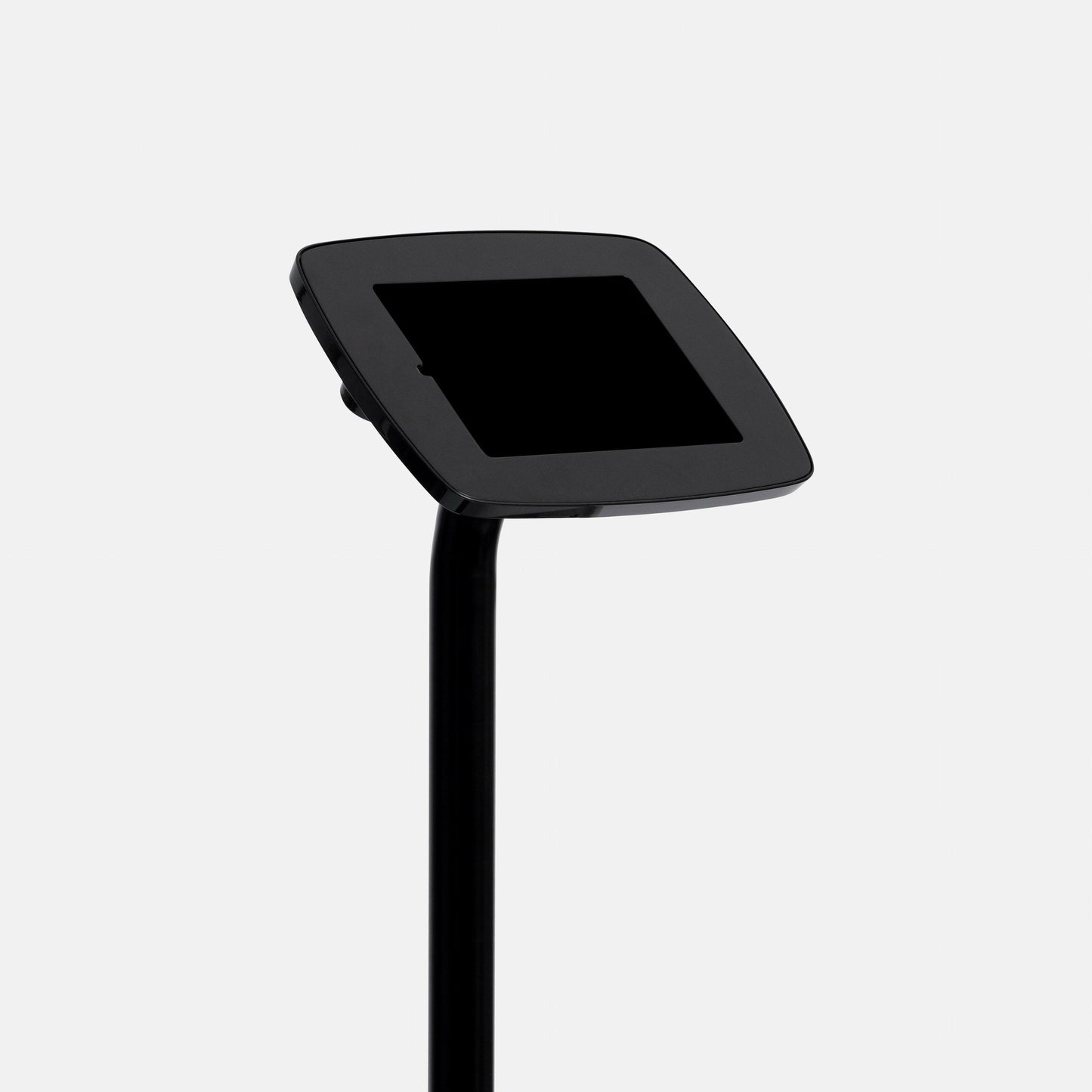Bouncepad Original Floorstanding Slim with USB Cable | Exposed Front Camera and Home Button | Black | Samsung Galaxy Tab A9 and A11 8.7 Inch (2023 - 2025)