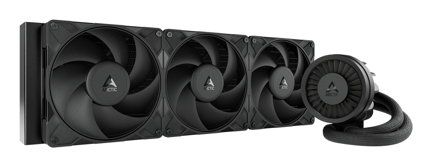 ARCTIC Liquid Freezer III Pro 420mm Liquid CPU Cooler, P14 Pro PWM Fans & PWM Controlled Pump, Black