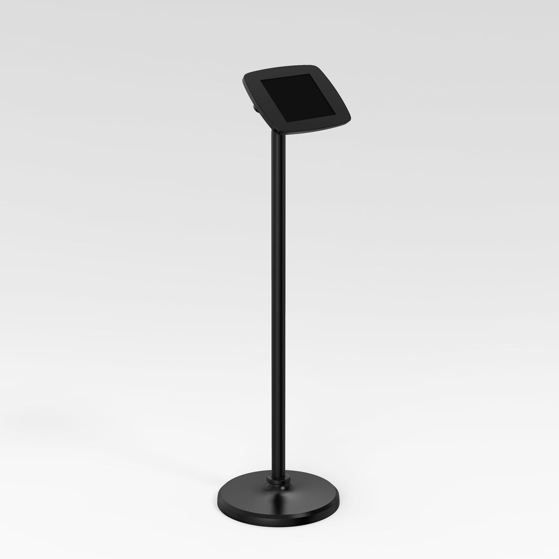 Bouncepad Floorstanding with USB Cable | Apple iPad Mini 6th Gen | Black | Exposed Front Camera and Home Button