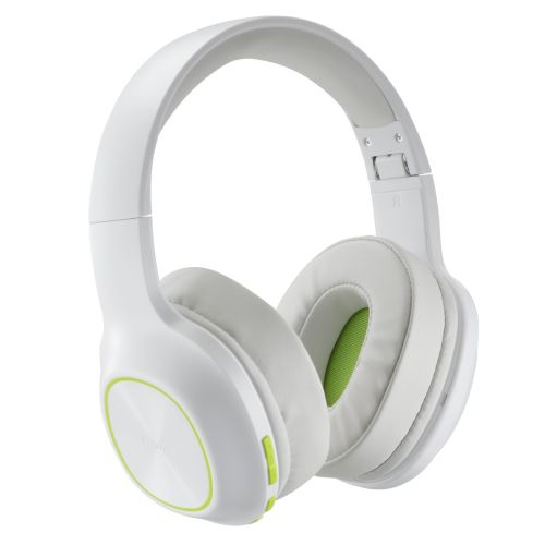 Hama (Spirit Calypso III) Bluetooth Headset w/ Mic, Bass Boost, Foldable, Passive Noise Suppression, Up to 60hrs Battery, White