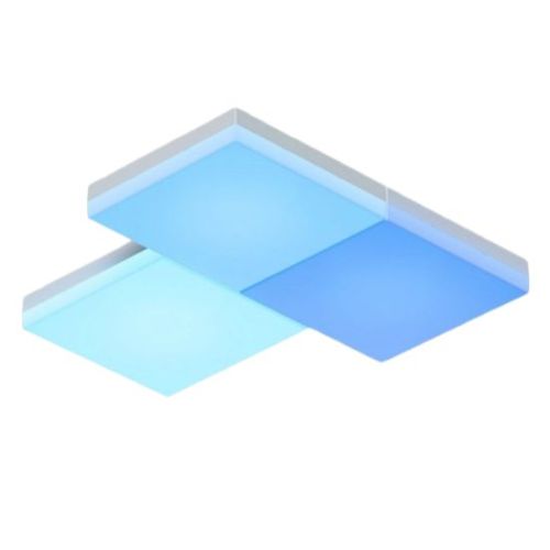 Nanoleaf RGB Skylight Starter Kit, 16M+ Colours with Dynamic Scenes, Mimic Natural Sky, App/Voice Control, Flush Mounted, 3 Panels