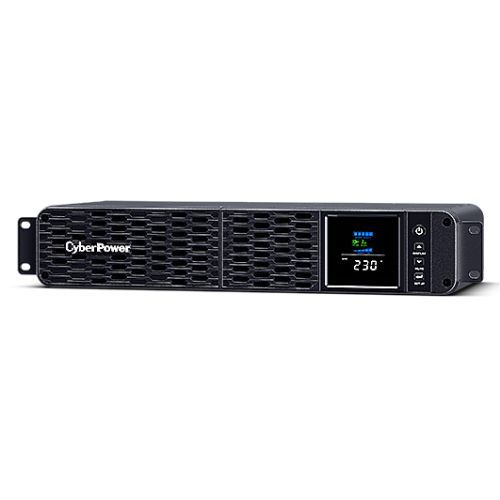 CyberPower Advanced PFC Sinewave 2U Rackmount 2000VA UPS, 1200W, Colour LCD, 8x IEC C13, USB, Hot-swappable Batteries