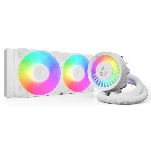 ARCTIC Liquid Freezer III Pro A-RGB 240mm Liquid CPU Cooler, P12 Pro PWM Fans & PWM Controlled Pump, White