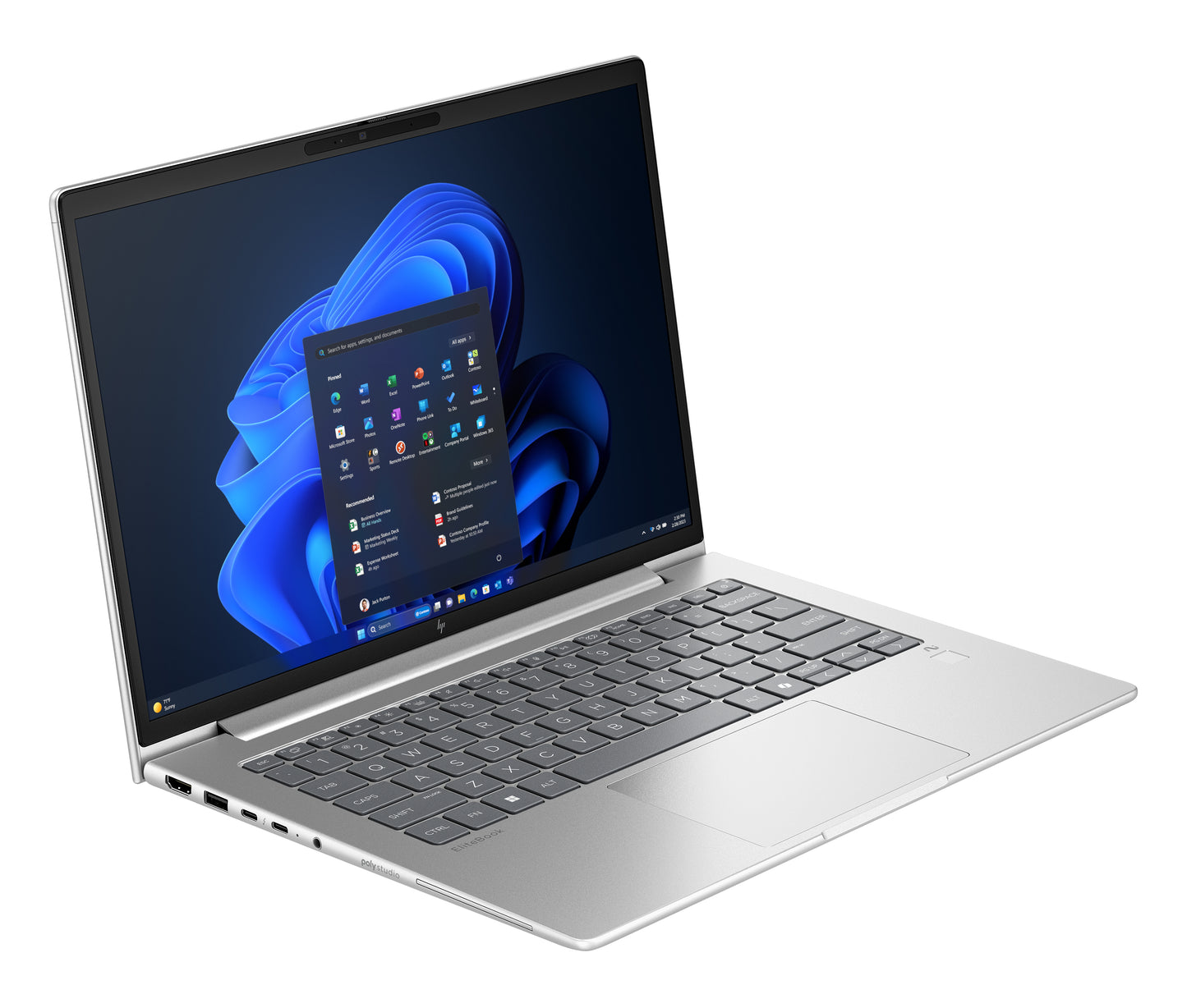HP EliteBook 6 G1a Next Gen AI PC Copilot+ PC AMD Ryzen AI 5 340 Laptop 35.6 cm (14") WUXGA 16 GB DDR5-SDRAM 512 GB SSD Wi-Fi 6E (802.11ax) Windows 11 Pro Silver