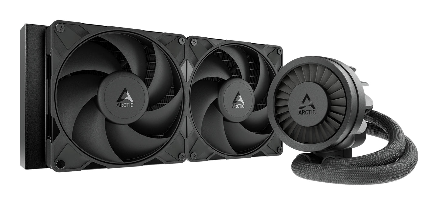 ARCTIC Liquid Freezer III Pro 280mm Liquid CPU Cooler, P14 Pro PWM Fans & PWM Controlled Pump, Black