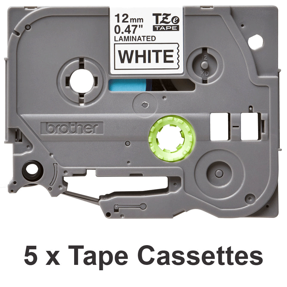 Brother TZe-231M5 Black on White Label Tape, 12mm x 8m, image 3