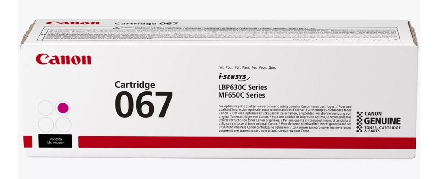 Canon 067 toner cartridge 1 pc(s) Original Magenta