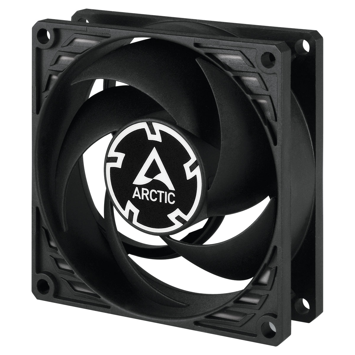 ARCTIC P8 Silent Pressure-optimised Extra Quiet 80mm Case Fans (5 Pack), Black, Fluid Dynamic, 1600 RPM, Black
