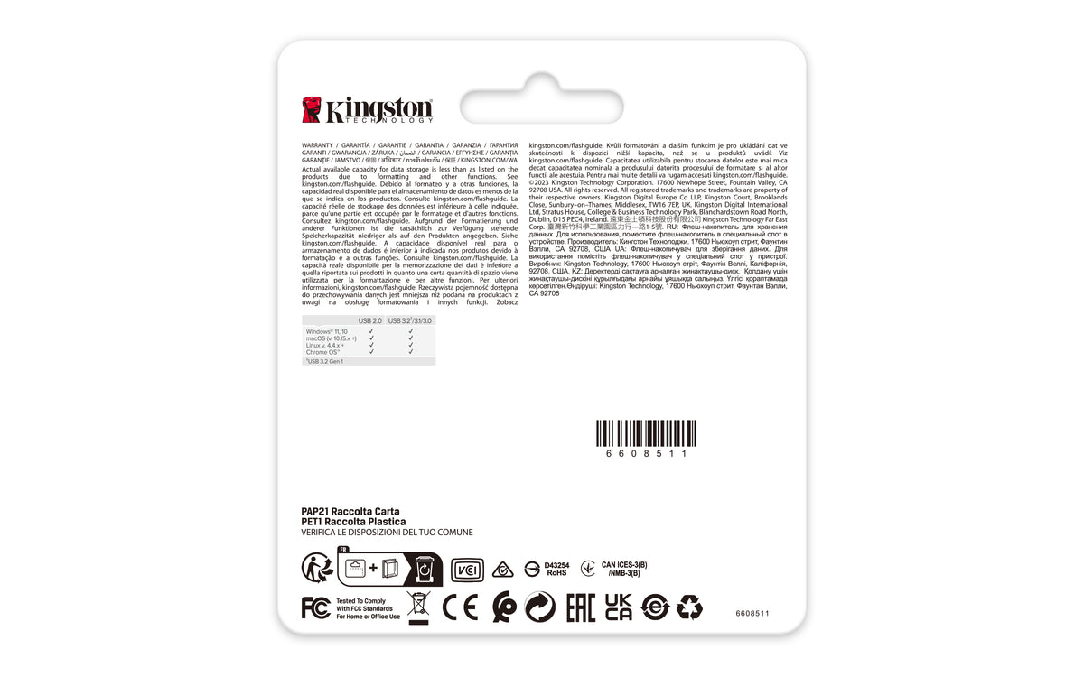 Kingston DataTraveler 64GB 220MB/s Metal USB 3.2 Gen 1 SE9 G3, image 6