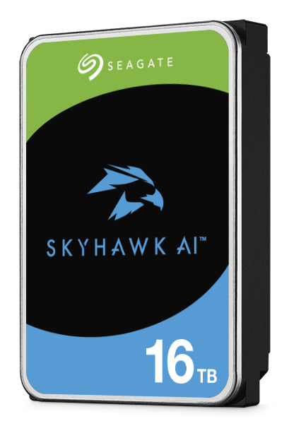 Seagate 3.5", 16TB, SATA3, SkyHawk AI Surveillance Hard Drive, 512MB Cache, 24/7