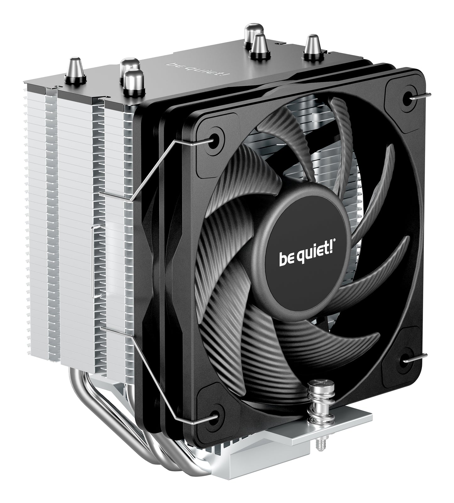 Be Quiet! BK047 Pure Rock Slim 3 Heatsink & Fan, Intel & AMD, 100mm PWM Fan, 3 Nickel-Plated Heatpipes, 130W TDP