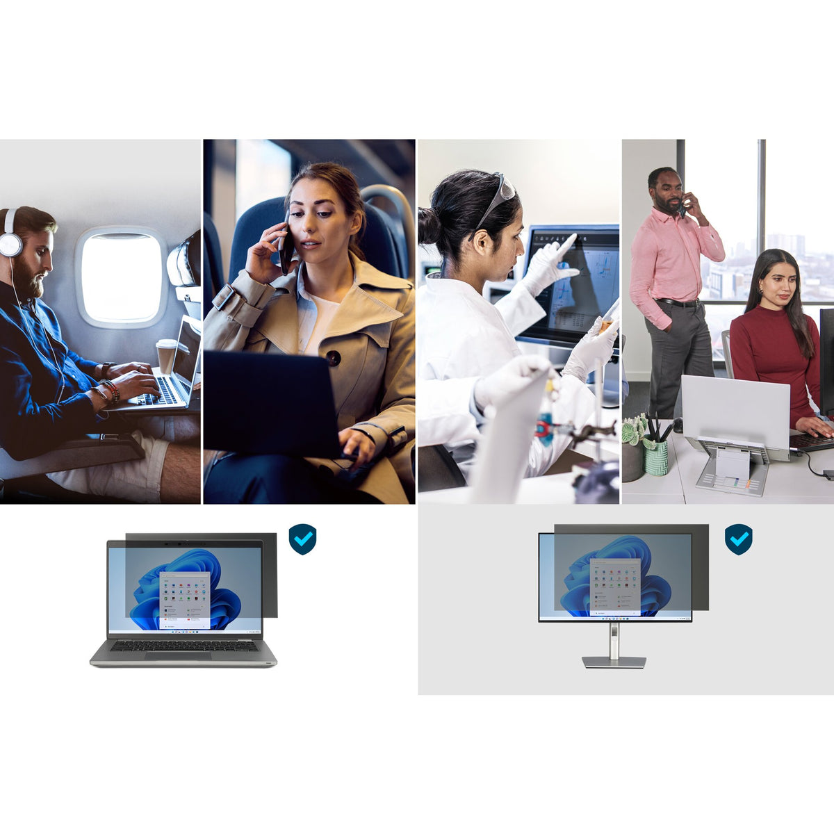 Kensington 2-way Removable Privacy Screen Filter for 34" Curved Monitors 21:9, image 6