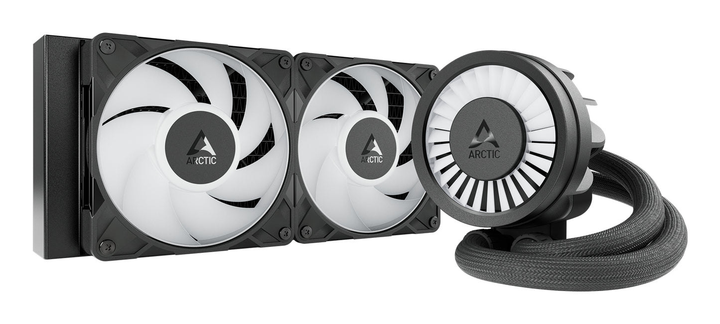 ARCTIC Liquid Freezer III Pro A-RGB 240mm Liquid CPU Cooler, P12 Pro PWM Fans & PWM Controlled Pump, Black
