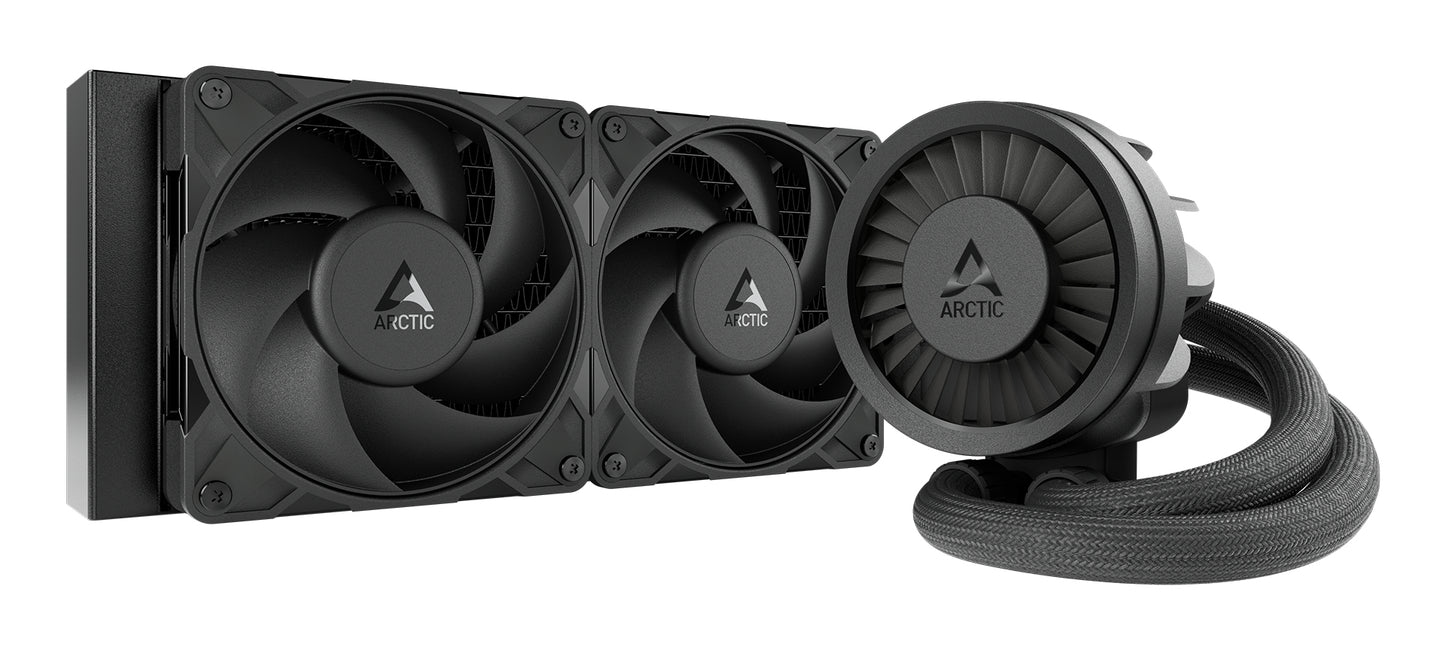 ARCTIC Liquid Freezer III Pro 240mm Liquid CPU Cooler, P12 Pro PWM Fans & PWM Controlled Pump, Black