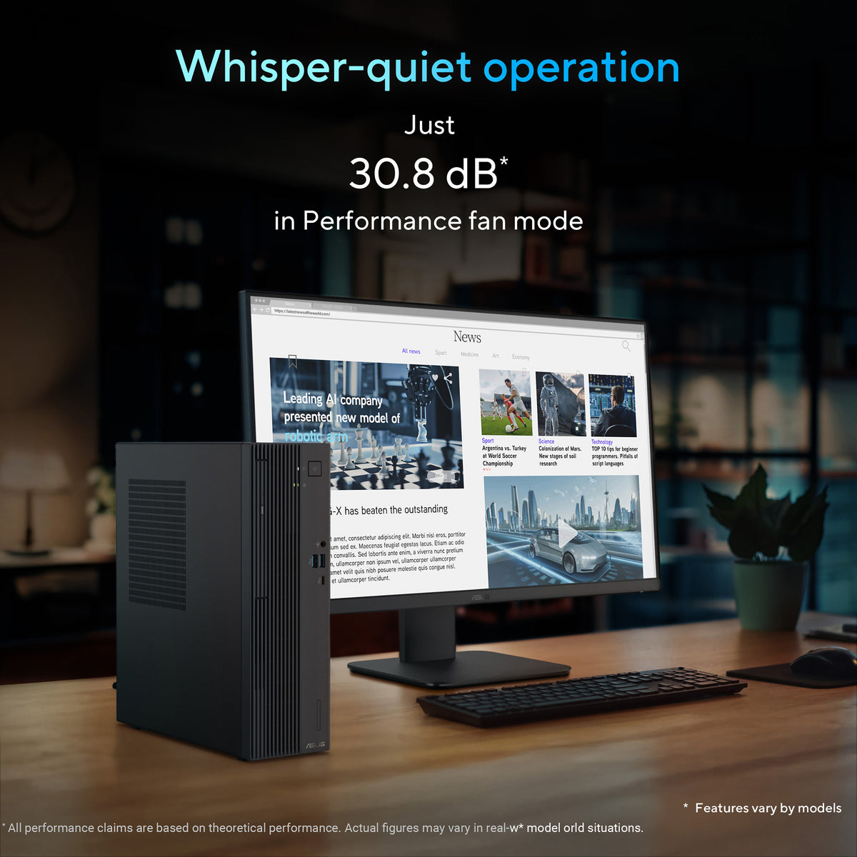 ASUS ExpertCenter P500 SFF P500SV-07240H027X PC – Core 7 240H, 16GB, 512GB SSD, image 4