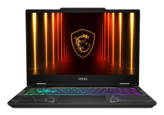 MSI Cyborg 15 B2RWFKG-020UK Intel Core 7 240H Laptop 39.6 cm (15.6") Full HD 16 GB DDR5-SDRAM 512 GB SSD NVIDIA GeForce RTX 5060 Wi-Fi 6E (802.11ax) Windows 11 Home Black