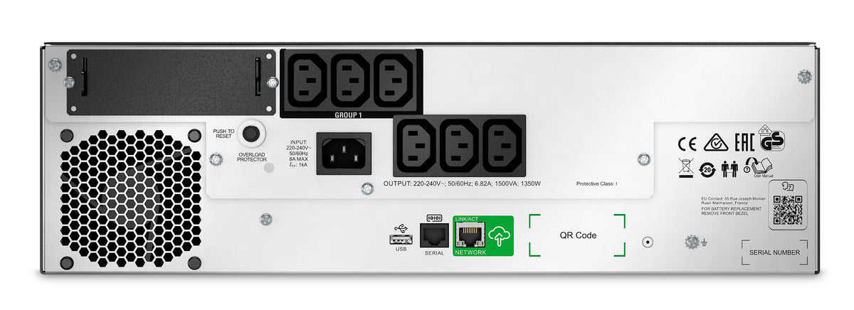 APC Smart-UPS SMTL1500RMI3UC 1500VA/1350W Line-Interactive UPS, 6 IEC C13, Rackmount, image 2