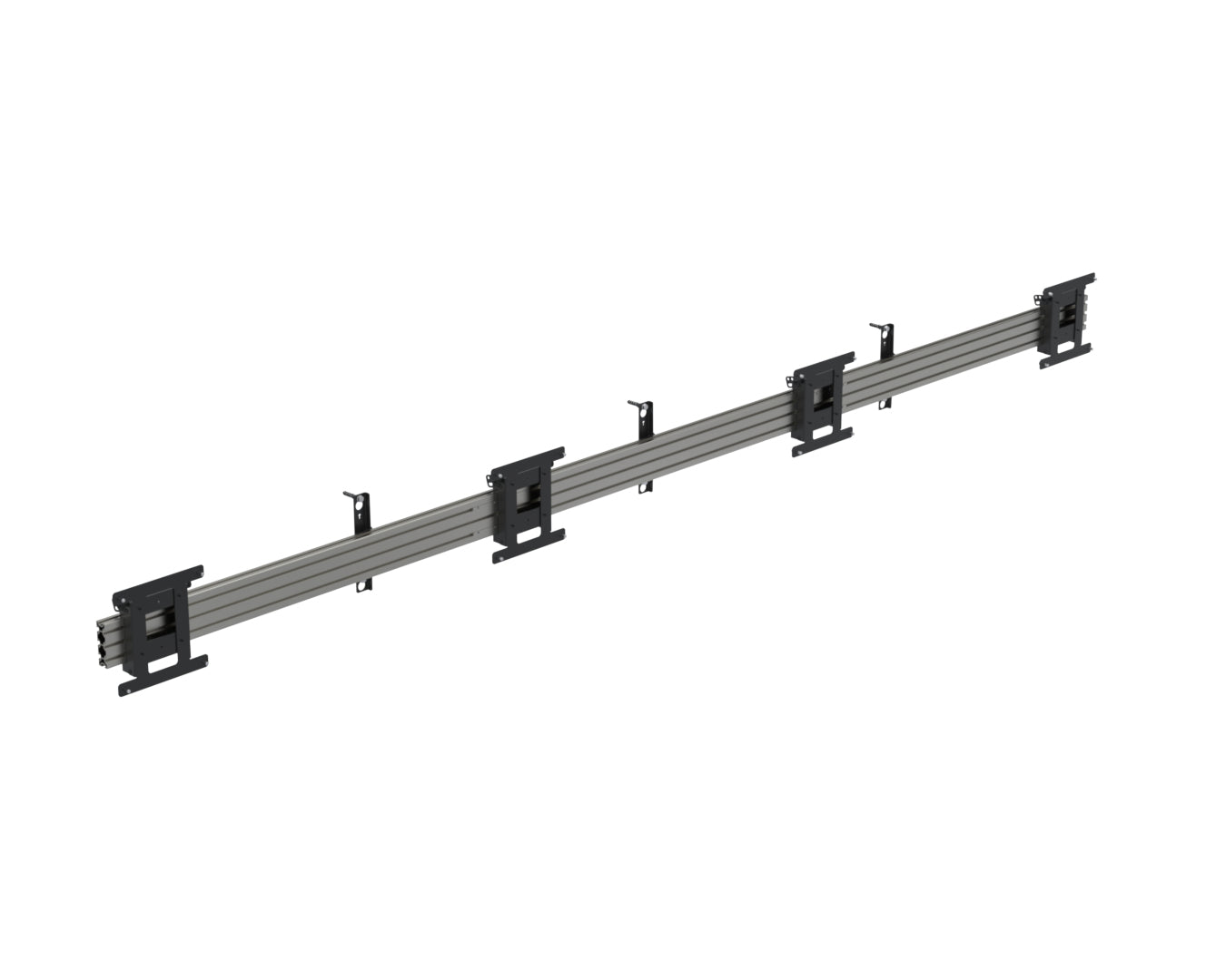 Ergonomic Solutions SpacePole Digital Signage Menu board mount, with tilt, for 4 screens (landscape) up to 43" (VESA 100 and 200)