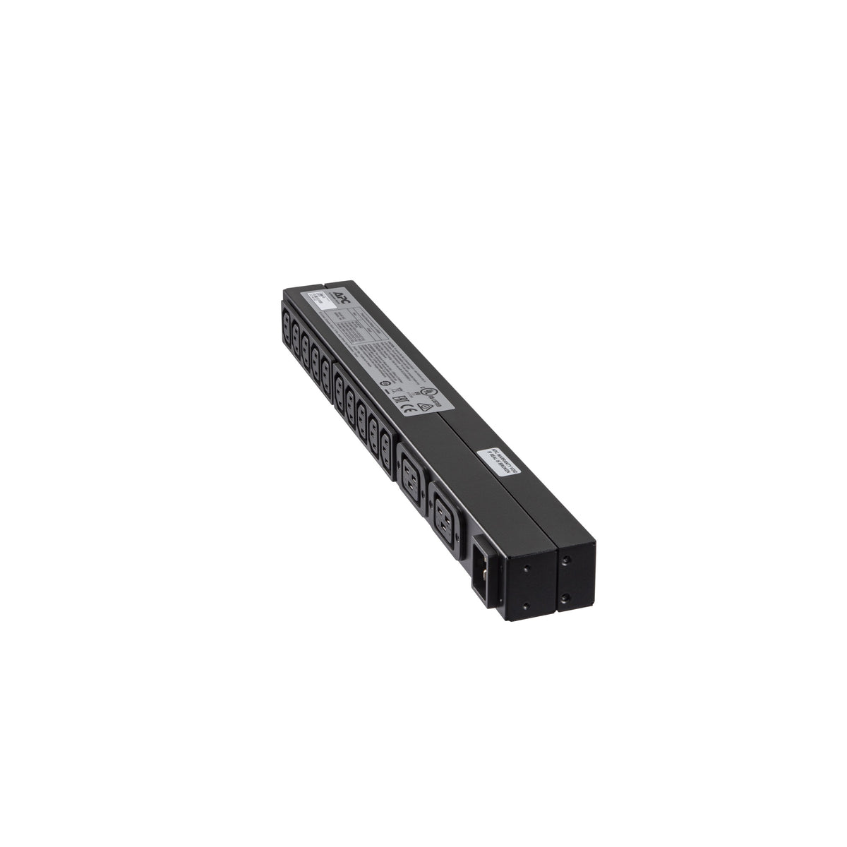 APC RACK PDU BASIC 1 U 16A 230V Power Distribution Unit (PDU) 12 AC outlet(s) 0U/1U Black, image 4