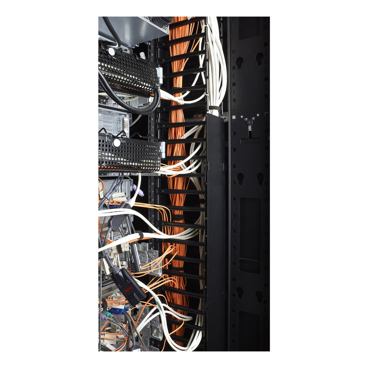 APC NetShelter Cable Manager, for 42U- 750W NetShelter SX, Vertical, 1778H x 97W x 160D mm, image 6