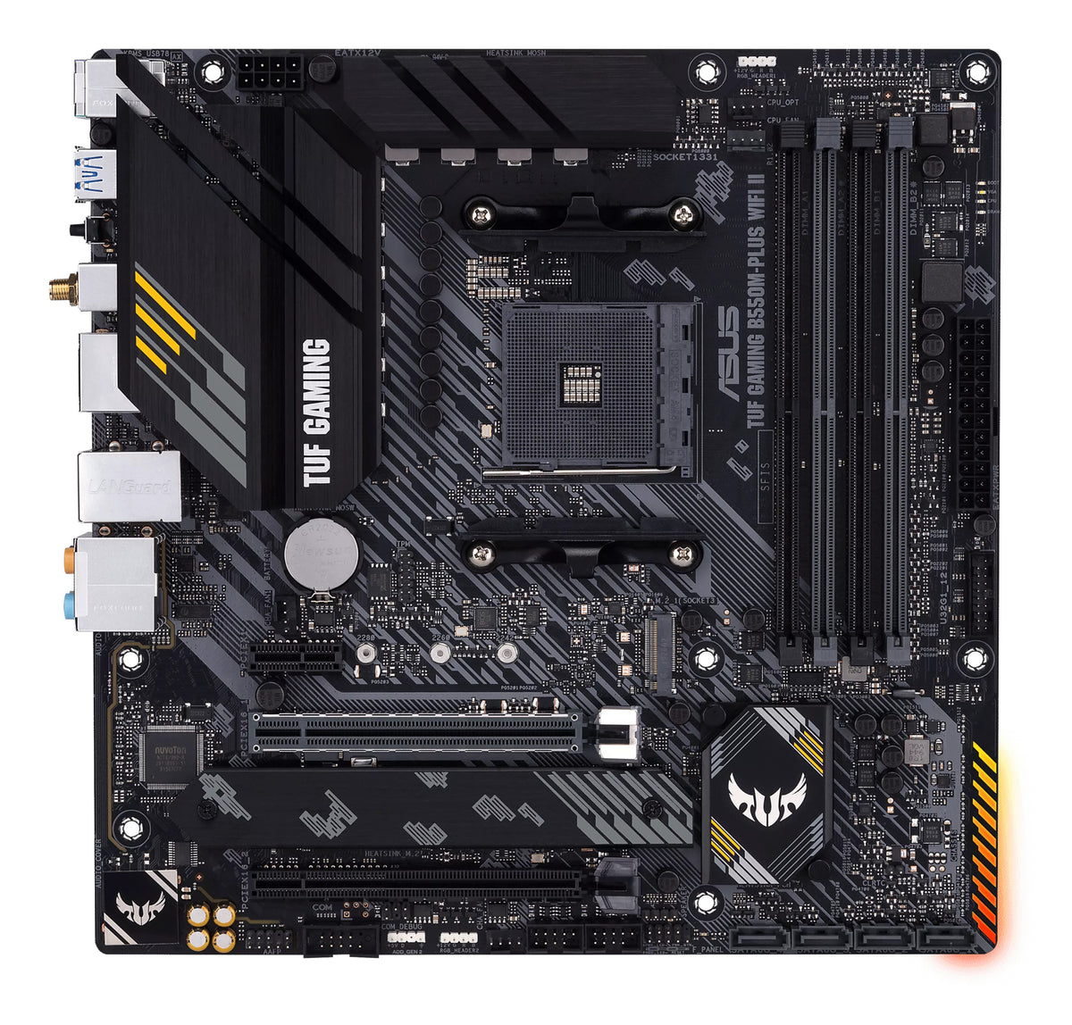 ASUS TUF GAMING B550M-PLUS WIFI II AMD B550 Socket AM4 micro ATX, image 2
