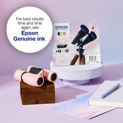 Epson 502 Genuine Magenta Ink Cartridge, 165 Pages, image 2