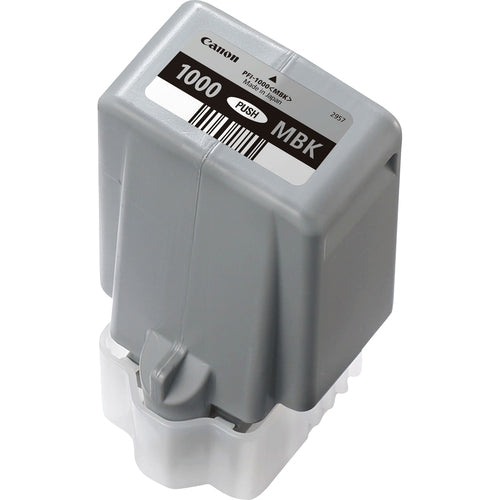 Canon PFI-1000MBK Genuine Matte Black Ink Cartridge, 5,490 Pages