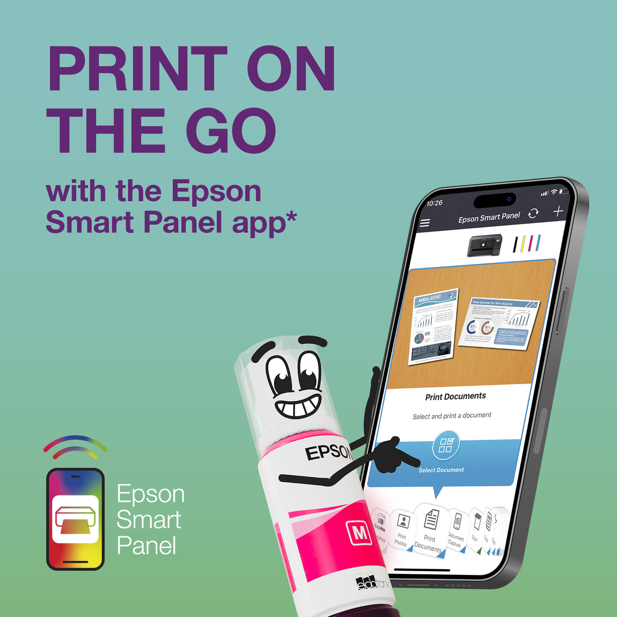 Epson EcoTank ET-14100 A3 Inkjet Printer, 30ppm, Wi-Fi, image 4
