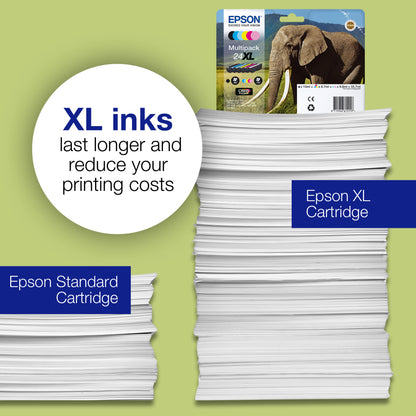 Epson 24XL Genuine 4-Colour High-Yield Ink Bottle, image 6