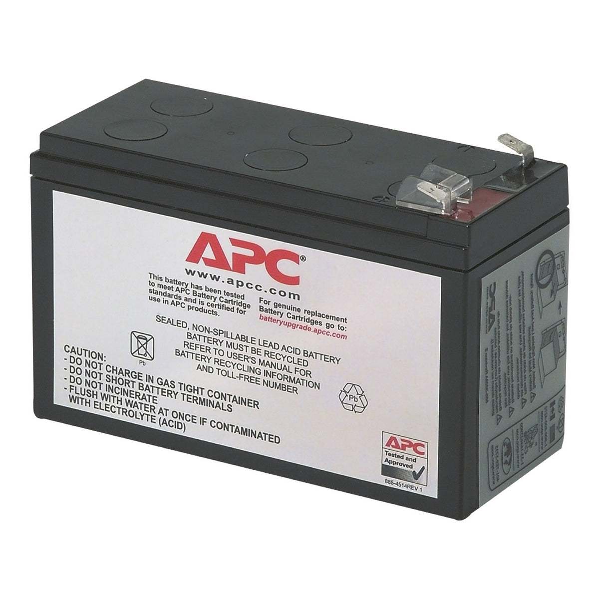 APC RBC2 Replacement UPS Battery Cartridge, image 2