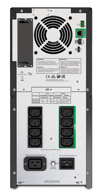 APC Smart-UPS SMT2200IC 2200VA/1980W Line-Interactive UPS, 9 Outlets, image 2
