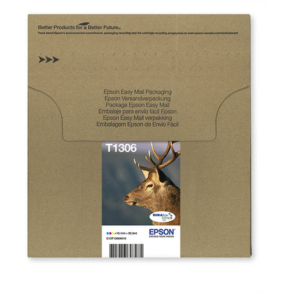 Epson T1306 Genuine 3-Colour High-Yield Ink Multipack, C13T13064510, image 2