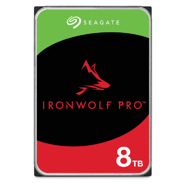 Seagate 3.5", 8TB, SATA3, IronWolf Pro NAS Hard Drive, 7200RPM, 256MB Cache, CMR, OEM